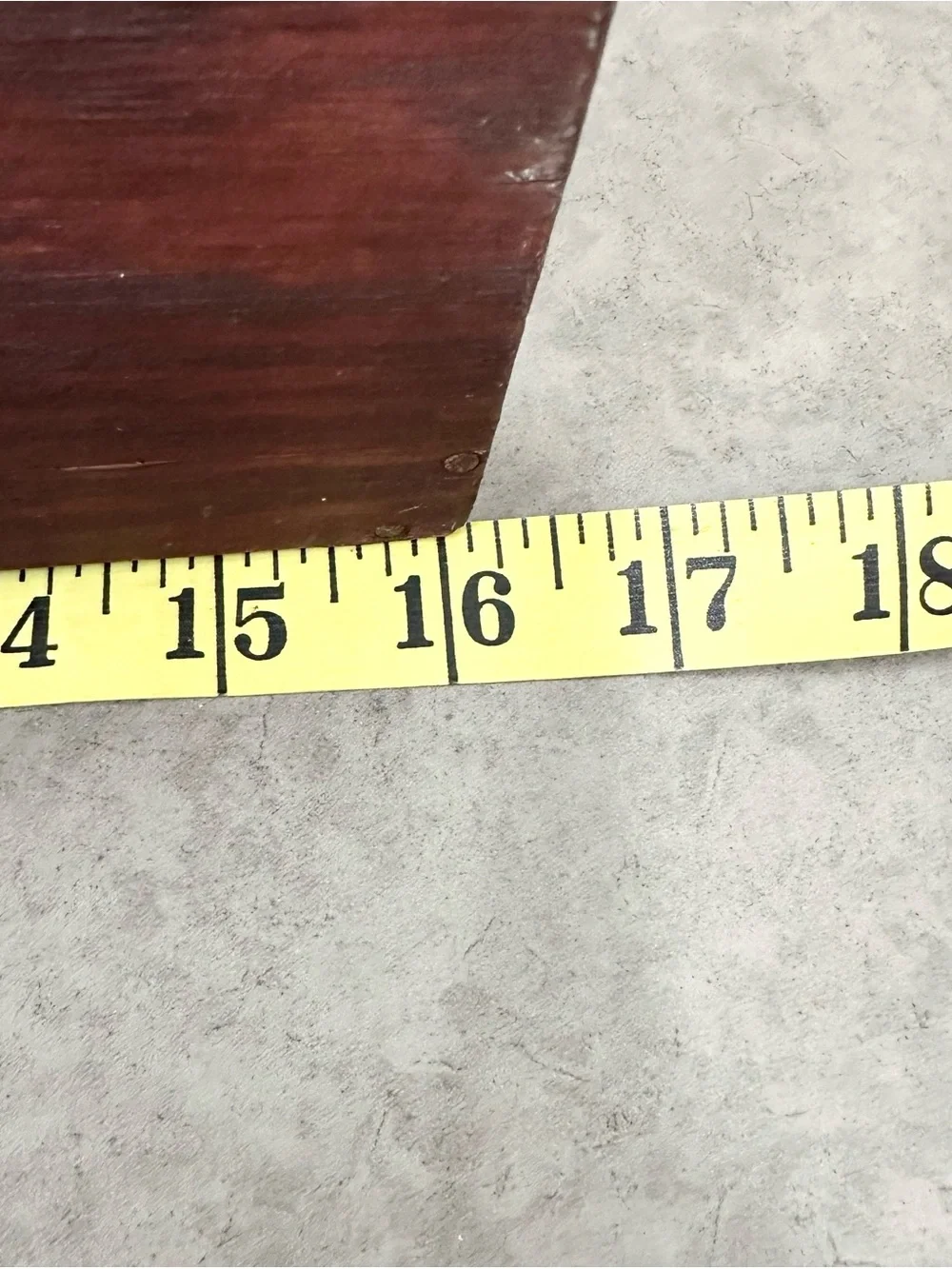 Large Wooden Toolbox Caddy Carpenter Primitive Style Crate Tote 16 x 10 x 10